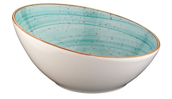 Bol inclinat por?elan -AQUA 22cm 750cc MN010126 BONNA Bol inclinat por?elan -AQUA 22cm 750cc MN010126 BONNA
