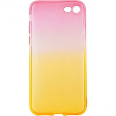 Capac de protectie Tellur pentru iPhone 7 Silicon Pink&amp;amp;Orange foto