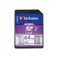 Card Verbatim SDXC 64GB Clasa UHS-1 foto
