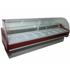 Vitrine frigorifice cu geam curbat producator vit-nic.ro MODEL V1C Lungime 2500 foto