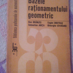 Bazele rationamentului geometric-Dan Branzei...