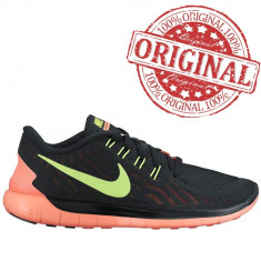 Nike Free 5.0 5V Black Volt Mango COD:724383012-Produs original,factura,garantie foto