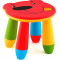 Scaun URSULET pentru copii din masa plastica culoare rosie Raki