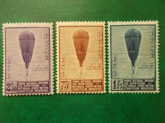 Belgia 1932 110 Euro baloane aviatie - serie nestampilata MNH foto