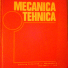 Mecanica tehnica-A.Ripianu,P.Popescu,B.Balan