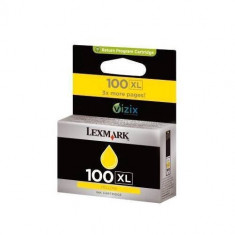 Cartus cerneala Lexmark 100XL Yellow Return foto