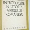 Introducere in istoria versului romanesc - Ladislau Galdi