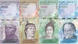 Bancnota Venezuela 1.000, 2.000, 5.000 si 10.000 Bolivares 2016(2017) - PNew UNC