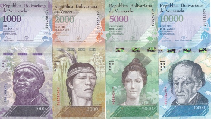 Bancnota Venezuela 1.000, 2.000, 5.000 si 10.000 Bolivares 2016(2017) - PNew UNC