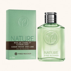 Apa de toaleta NATURE HOMME cu Cedru-Lamaie verde foto