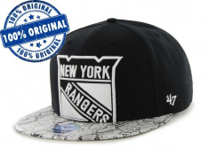 Sapca &amp;#039;47 New York Rangers - originala - flat brim - snapback - oficiala NHL foto