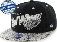 Sapca &amp;#039;47 Detroit Red Wings - originala - flat brim - snapback - oficiala NHL foto