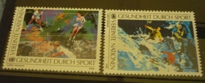 ONU VIENA 1988&amp;ndash; SPORT, serie nestampilata, K128 foto