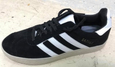 Adidas Gazelle negru cu alb marimi de la 40 la 44 foto