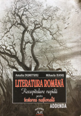 LITERATURA ROMANA RECAPITULARE RAPIDA PENTRU TESTAREA NATIONALA Dumitriu, Jianu foto
