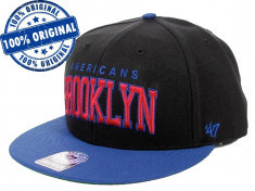 Sapca &amp;#039;47 Brooklyn Americans - originala - flat brim - snapback - oficiala NHL foto