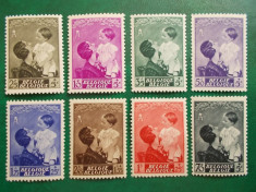 Belgia 1937 40 Euro regina Astrid cu printul - serie nestampilata MNH foto