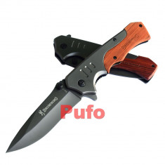 Cutit briceag BROWNING 22 cm cu suport de prindere la curea foto