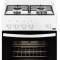 Aragaz Zanussi ZCG210S1WA, 50x50 cm; 4 arzatoare gaz; Siguranta plita+cuptor; Usa cu 2 straturi