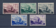 Belgia 1938 20 Euro regele Leopold III aviator - serie nestampilata MNH foto