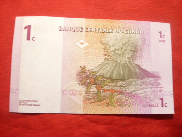 Bancnota 1C 1997 Congo , cal. Necirculat