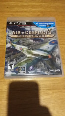 PS3 Air conflicts Secret wars / 3D &amp;amp; MOVE compatibil - joc original by WADDER foto