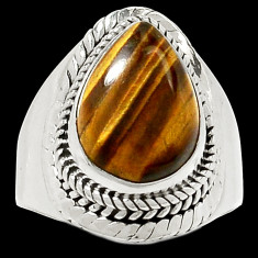 Inel Tiger Eye(mas.7,5)-Ag 925 foto