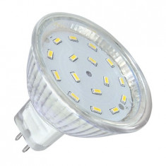 BEC LED 16 SMD 3014 MR16 12V 3000K 5W Util ProCasa foto