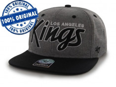 Sapca &amp;#039;47 LA Kings - sapca originala - flat brim - snapback - oficiala NHL foto