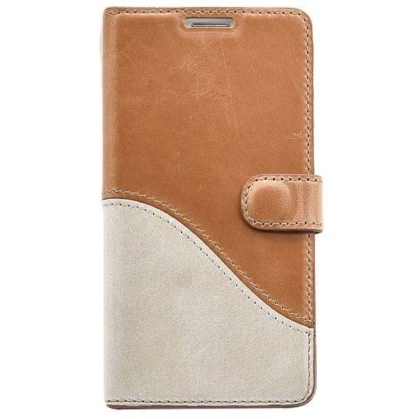 Husa Flip Cover Tellur Book Wave piele pentru Samsung S7 Maro/Alb foto mare Husa Flip Cover Tellur Book Wave piele pentru Samsung S7 Maro/Alb foto mare