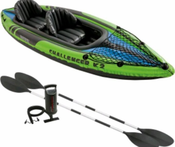 Caiac Challenger K2 Intex ,pneumatic,cu vasle si pompa foto mare Caiac Challenger K2 Intex ,pneumatic,cu vasle si pompa foto mare