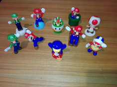 Pachet figurine Nintendo super mario 10 buc foto