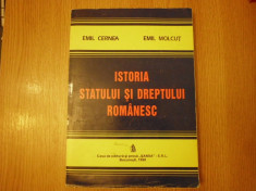 ISTORIA STATULUI SI DREPTULUI ROMANESC / E. CERNEA; E. MOLCUT foto