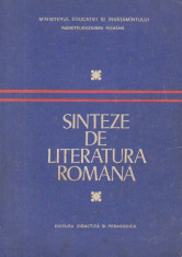 Sinteze de literatura romana foto