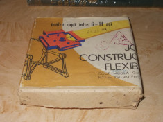 JOC VECHI ROMANESC DE COLECTIE &amp;#039;&amp;#039;CONSTRUCTII FLEXIBILE&amp;#039;&amp;#039; - COOP GALATI - 1983 foto