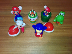 Pachet figurine Nintendo super mario 8 buc foto