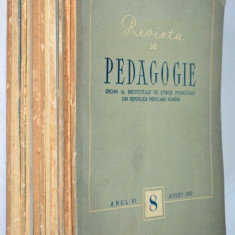 Lot reviste REVISTA DE PEDAGOGIE , anii '50