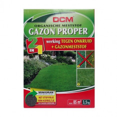 NPK 9-3-6 DCM 3.5kg pentru gazon fertilizat peluza+erbicid (2in1) foto