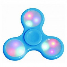 Fidget Spinner cu LED Albastru foto