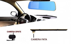 Oglinda auto D803 cu camera HD fata-spate foto