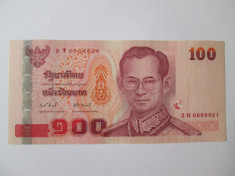 Thailanda 100 Baht 2005 in stare foarte buna foto