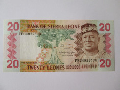 Sierra Leone 20 Leones 1984 foto