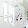 Adaptor PRIZA universal TRAVEL 2 3 pini pt 150 de tari GEN skross 2 porturi USB