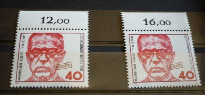 GERMANIA 1973 &amp;ndash; ANIVERSARE MAXIMILIAN KOLBE, timbre nestampilate, AK1 foto