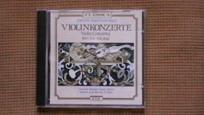 Bach - Concerte vioara (Brezina, Elias, Camerata Romana, Duvier) foto