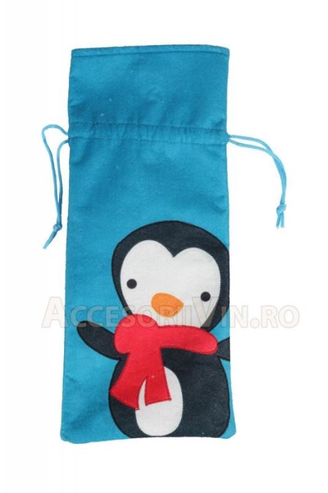 Saculet albastru pinguin Saculet albastru pinguin