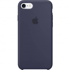 Husa Protectie Spate Apple MMWK2ZM Midnight Silicon Albastru pentru Apple iPhone 7 foto
