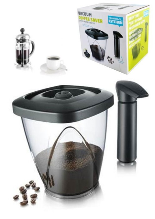 Set recipient cafea si pompa vacuumat foto mare Set recipient cafea si pompa vacuumat foto mare