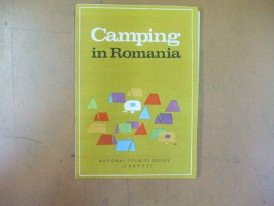 Camping in Romania harta lista unitatilor cazare text limba engleza ONT Carpati foto