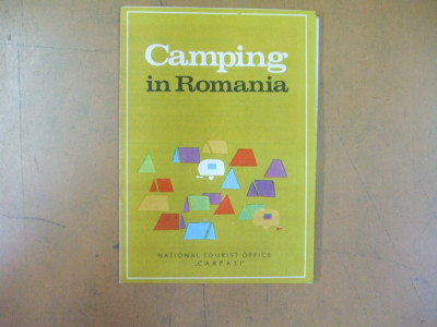Camping In Romania Harta Lista Unitatilor Cazare Text Limba